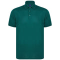Bottle Green - Front - Henbury Unisex Adult Polo Shirt
