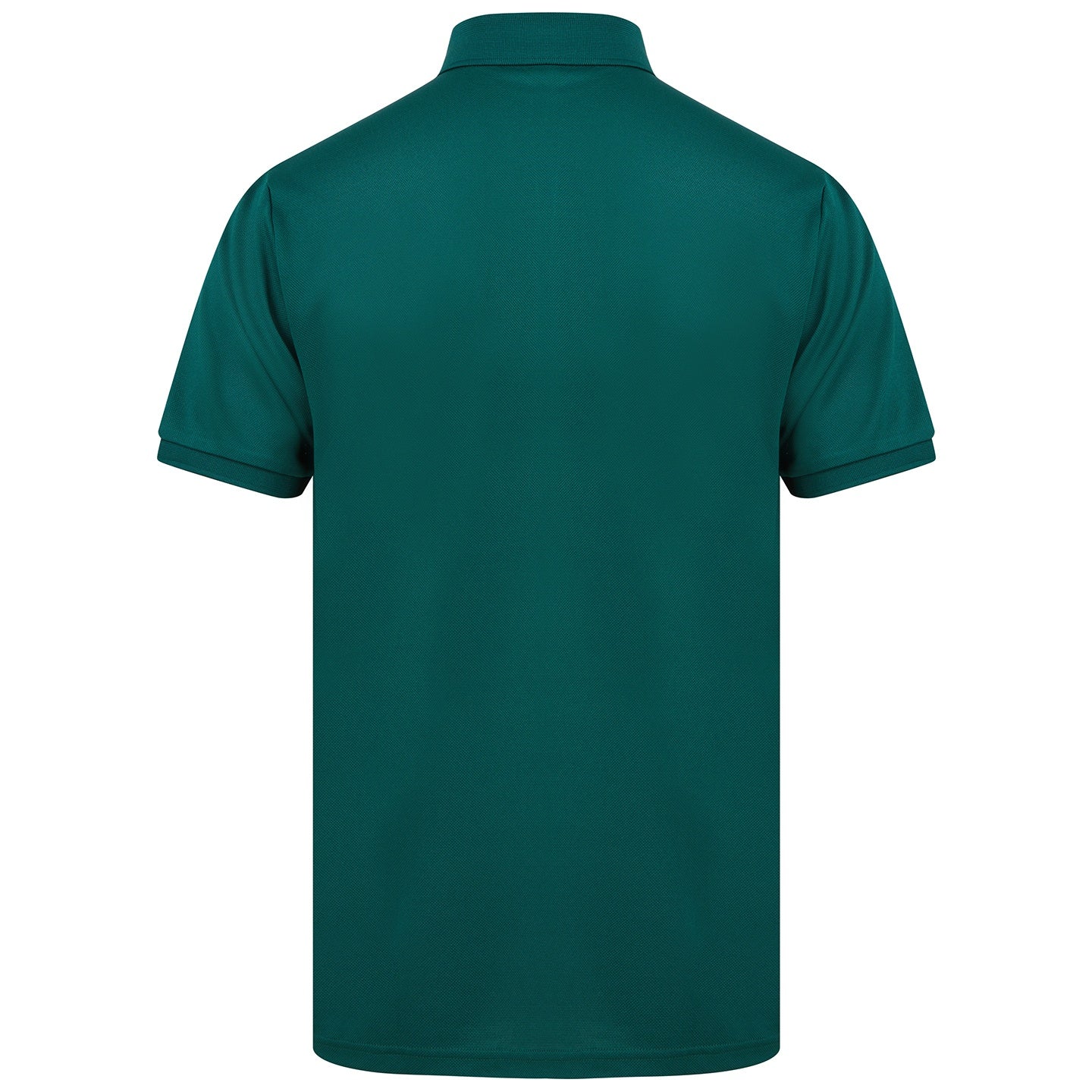 Bottle Green - Back - Henbury Unisex Adult Polo Shirt