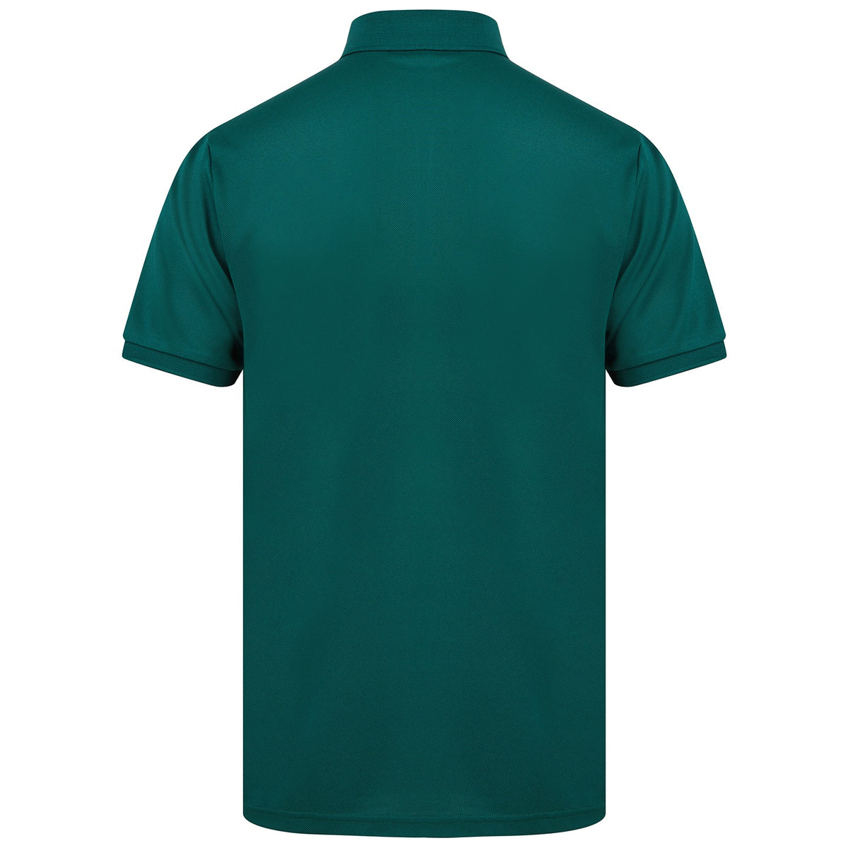 Bottle Green - Back - Henbury Unisex Adult Polo Shirt