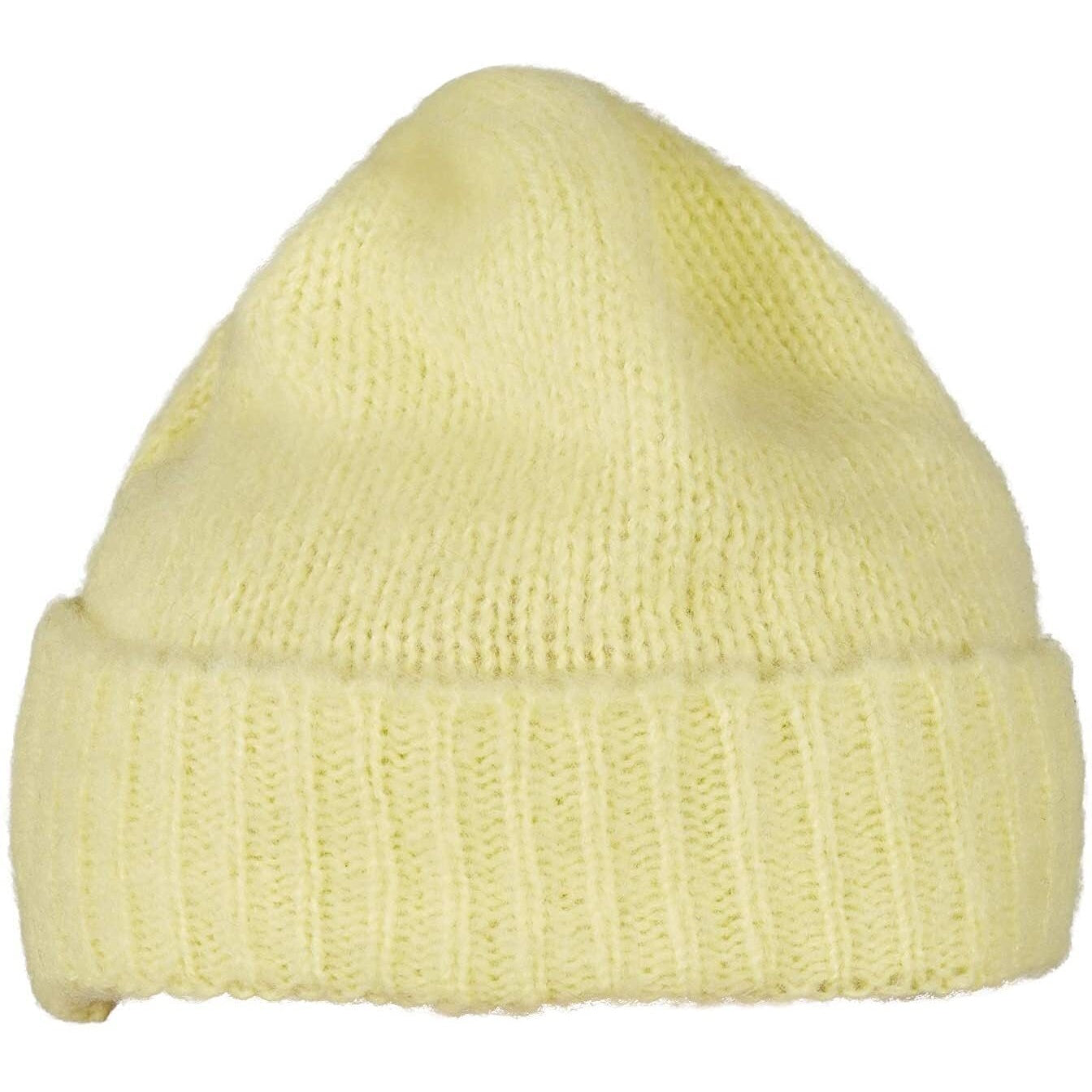 Yellow - Front - Yupoong Unisex Adult Flexfit Acrylic Beanie
