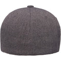 Dark Grey Melange - Back - Flexfit Unisex Adult Heatherlight Cap