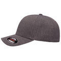Dark Grey Melange - Side - Flexfit Unisex Adult Heatherlight Cap