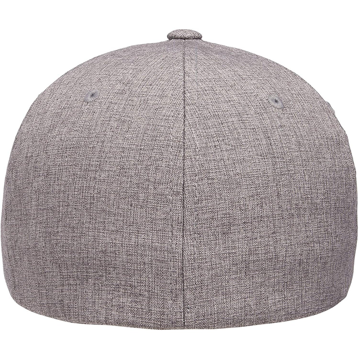 Grey Melange - Back - Flexfit Unisex Adult Heatherlight Cap