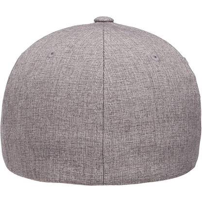 Grey Melange - Back - Flexfit Unisex Adult Heatherlight Cap