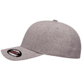 Grey Melange - Side - Flexfit Unisex Adult Heatherlight Cap