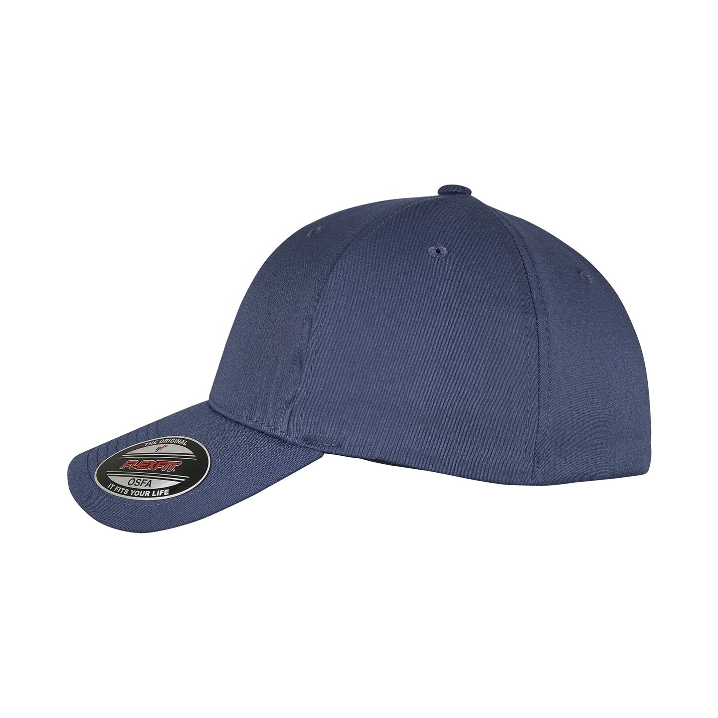 Dark Navy - Side - Flexfit Unisex Adult Alpha Shape Baseball Cap