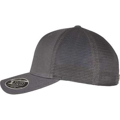 Charcoal - Side - Flexfit Unisex Adult 110 Mesh Trucker Cap