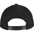 Black - Back - Yupoong Unisex Adult Flexfit 5 Panel Snapback Cap
