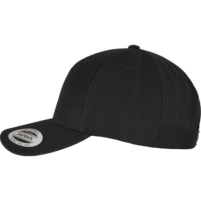 Black - Side - Yupoong Unisex Adult Flexfit 5 Panel Snapback Cap