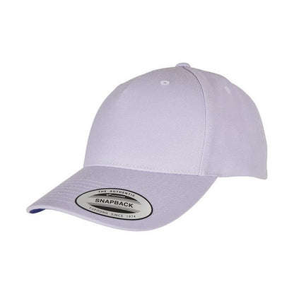 Light Purple - Front - Yupoong Unisex Adult Flexfit 5 Panel Snapback Cap