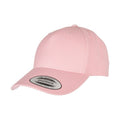 Prism Pink - Front - Yupoong Unisex Adult Flexfit 5 Panel Snapback Cap