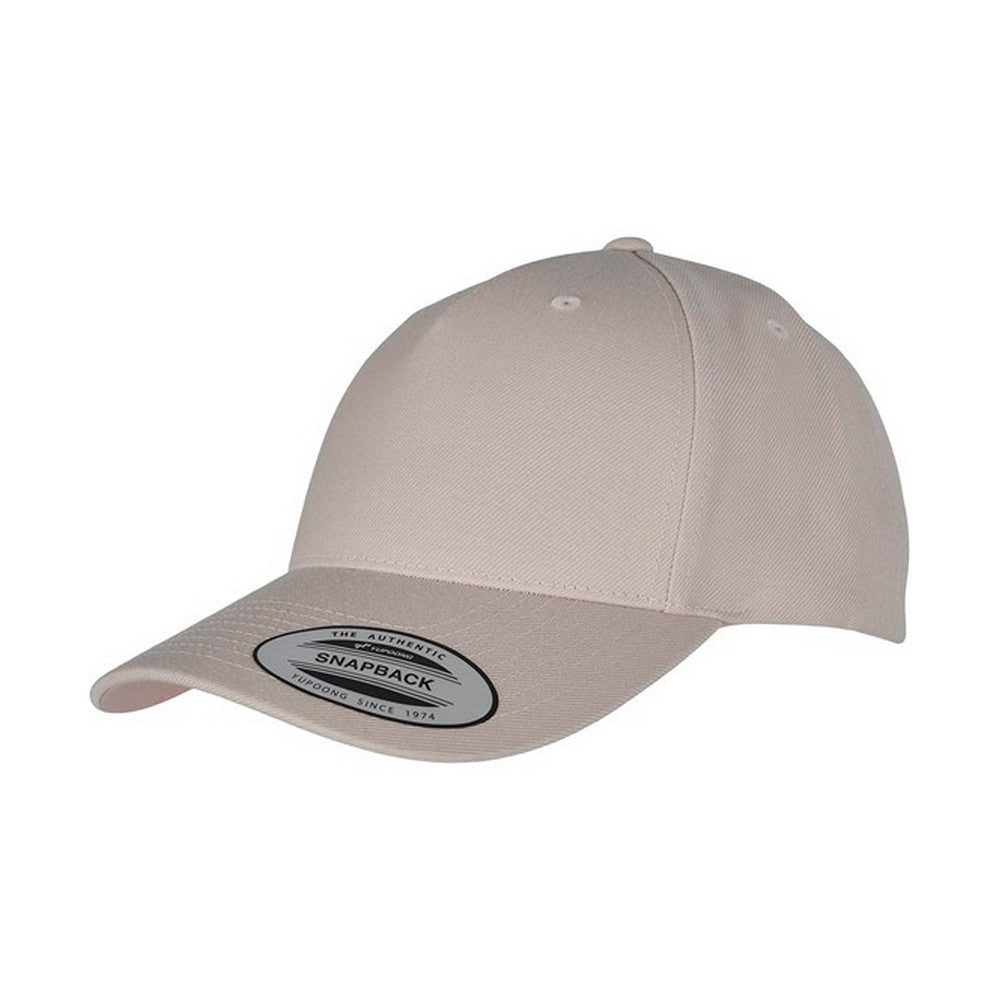 Stone - Front - Yupoong Unisex Adult Flexfit 5 Panel Snapback Cap