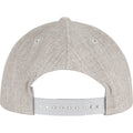 Grey Heather - Back - Yupoong Unisex Adult Flexfit 5 Panel Snapback Cap