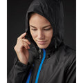 Black-Azure Blue - Lifestyle - Stormtech Womens-Ladies Olympia Soft Shell Jacket