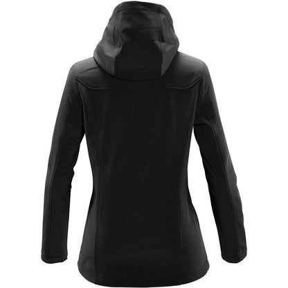 Black-Dolphin - Back - Stormtech Womens-Ladies Orbiter Soft Shell Jacket