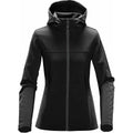 Black-Dolphin - Front - Stormtech Womens-Ladies Orbiter Soft Shell Jacket