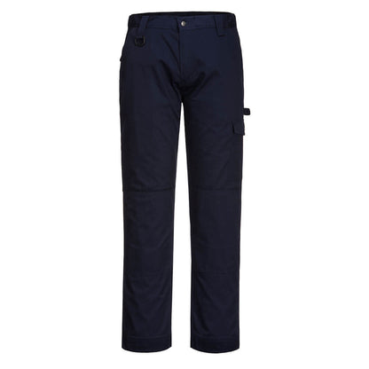 Navy - Front - Portwest Mens Super Work Trousers