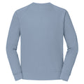 Mineral Blue - Back - Fruit Of The Loom Mens Classic 80-20 Raglan Sweatshirt