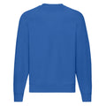 Royal Blue - Back - Fruit Of The Loom Mens Classic 80-20 Raglan Sweatshirt