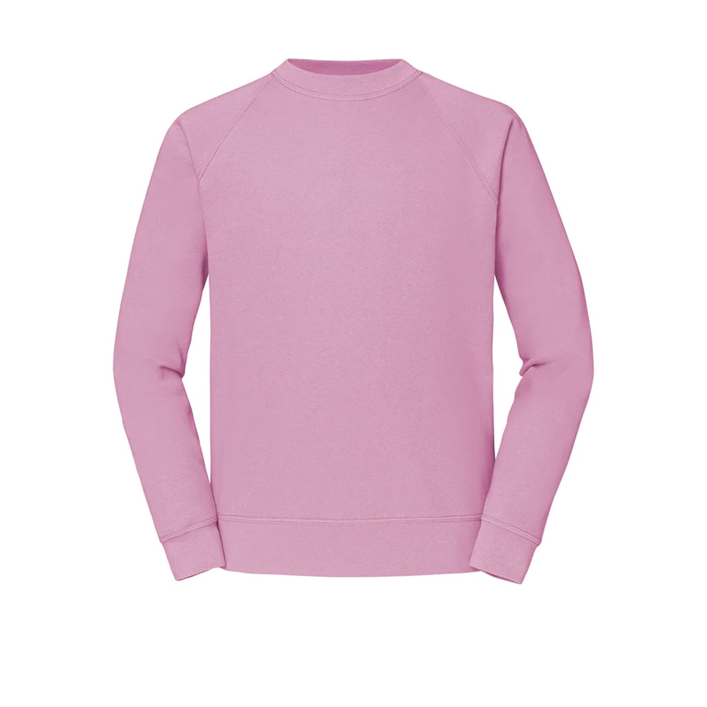 Light Pink - Front - Fruit Of The Loom Mens Classic 80-20 Raglan Sweatshirt