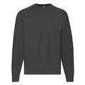 Light Graphite - Front - Fruit Of The Loom Mens Classic 80-20 Raglan Sweatshirt