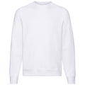 White - Front - Fruit Of The Loom Mens Classic 80-20 Raglan Sweatshirt