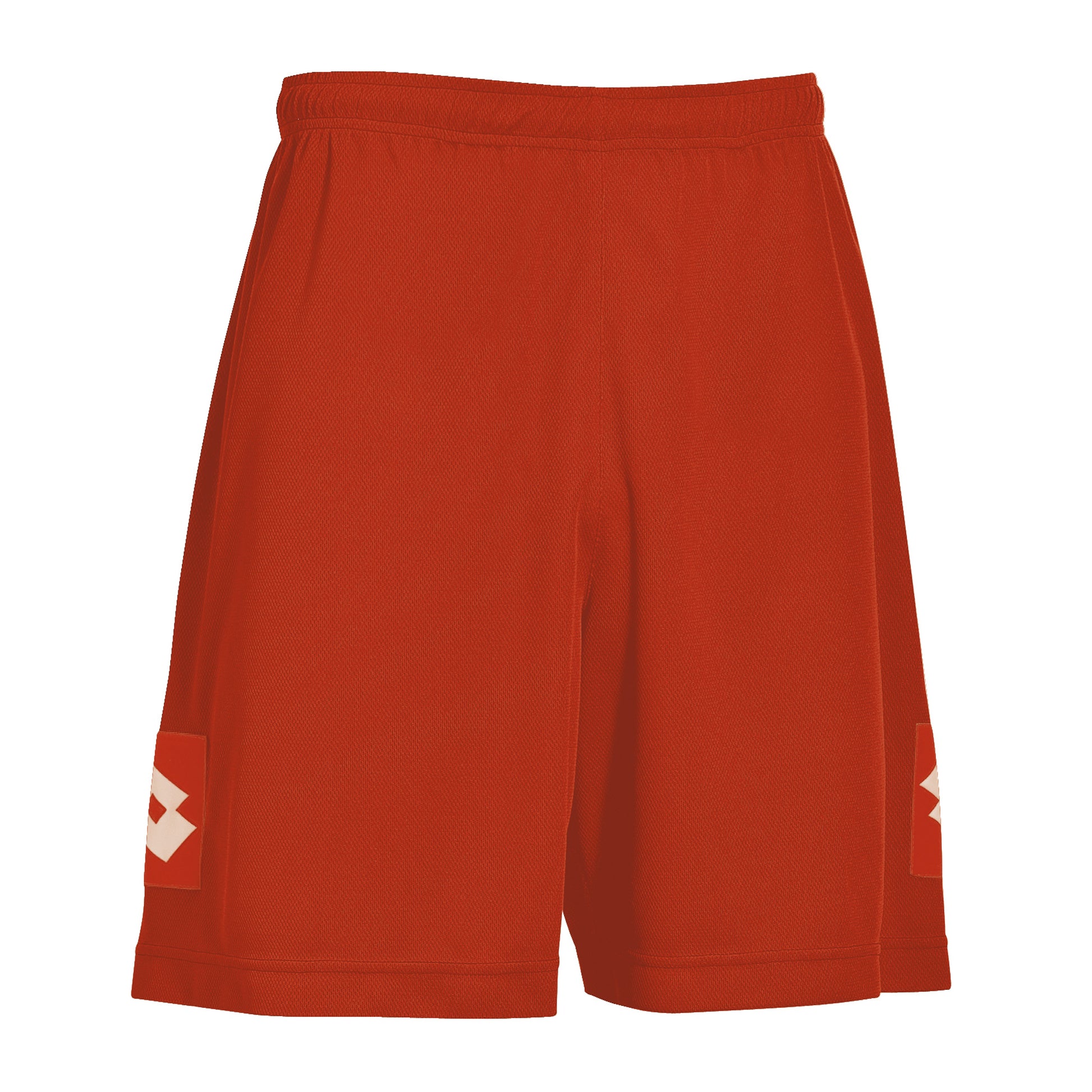 Flame Red - Back - Lotto Mens Football Sports Speed Shorts