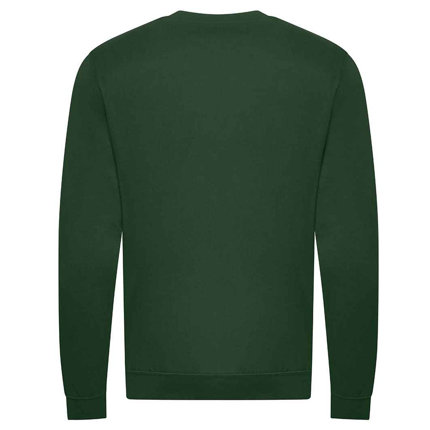 Bottle Green - Back - Awdis Unisex Adult Organic Sweatshirt