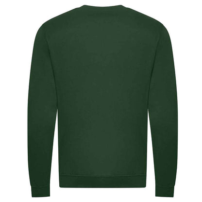 Bottle Green - Back - Awdis Unisex Adult Organic Sweatshirt