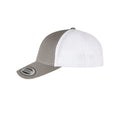 Grey-White - Side - Flexfit Unisex Adult Classics Recycled Two Tone Trucker Cap