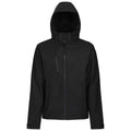 Black - Front - Regatta Mens Venturer Three Layer Soft Shell Jacket