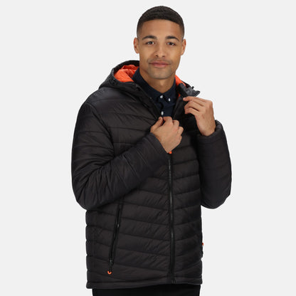 Black - Back - Regatta Mens Thermogen Powercell 5000 Warmloft Jacket