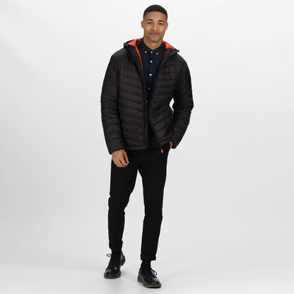Black - Side - Regatta Mens Thermogen Powercell 5000 Warmloft Jacket