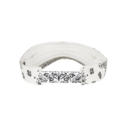 White-Black - Side - Flexfit Bandana Visor