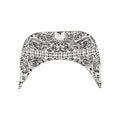 White-Black - Lifestyle - Flexfit Bandana Visor