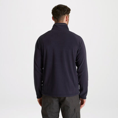 Dark Navy - Close up - Craghoppers Mens Expert Corey 200 Half Zip Fleece Top