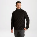 Black - Back - Craghoppers Mens Expert Corey 200 Half Zip Fleece Top