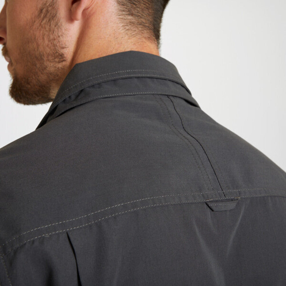 Carbon Grey - Lifestyle - Craghoppers Mens Expert Kiwi Long-Sleeved Shirt