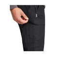 Black - Back - Craghoppers Mens Expert Kiwi Convertible Tailored Cargo Trousers