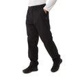 Black - Back - Craghoppers Mens Expert Kiwi Tailored Cargo Trousers