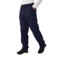 Dark Navy - Back - Craghoppers Mens Expert Kiwi Tailored Cargo Trousers