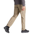 Pebble Brown - Side - Craghoppers Mens Expert Kiwi Tailored Cargo Trousers