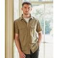 Pebble Brown - Back - Craghoppers Mens Expert Kiwi Short-Sleeved Shirt