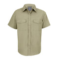 Pebble Brown - Front - Craghoppers Mens Expert Kiwi Short-Sleeved Shirt
