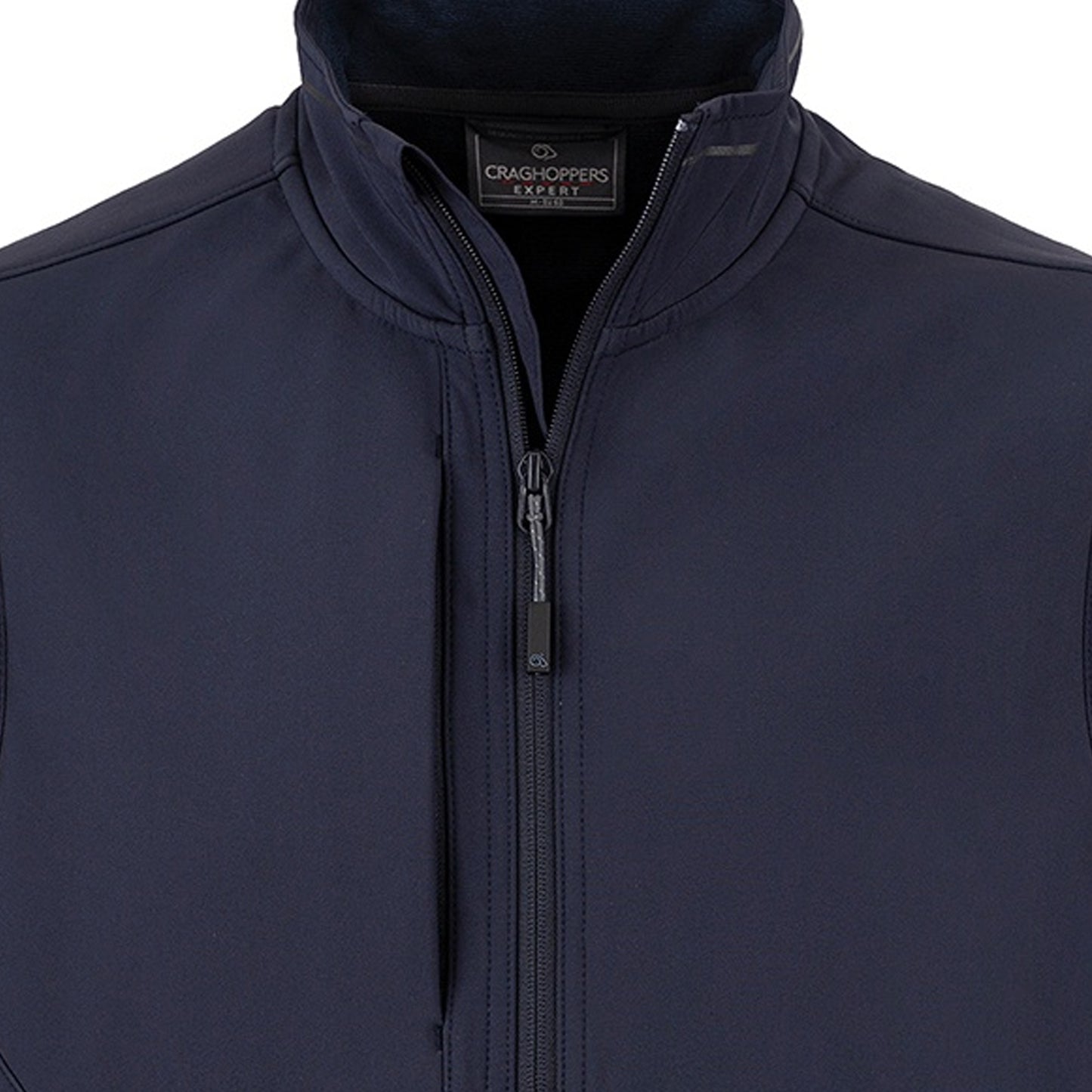 Dark Navy - Side - Craghoppers Mens Expert Basecamp Softshell Vest