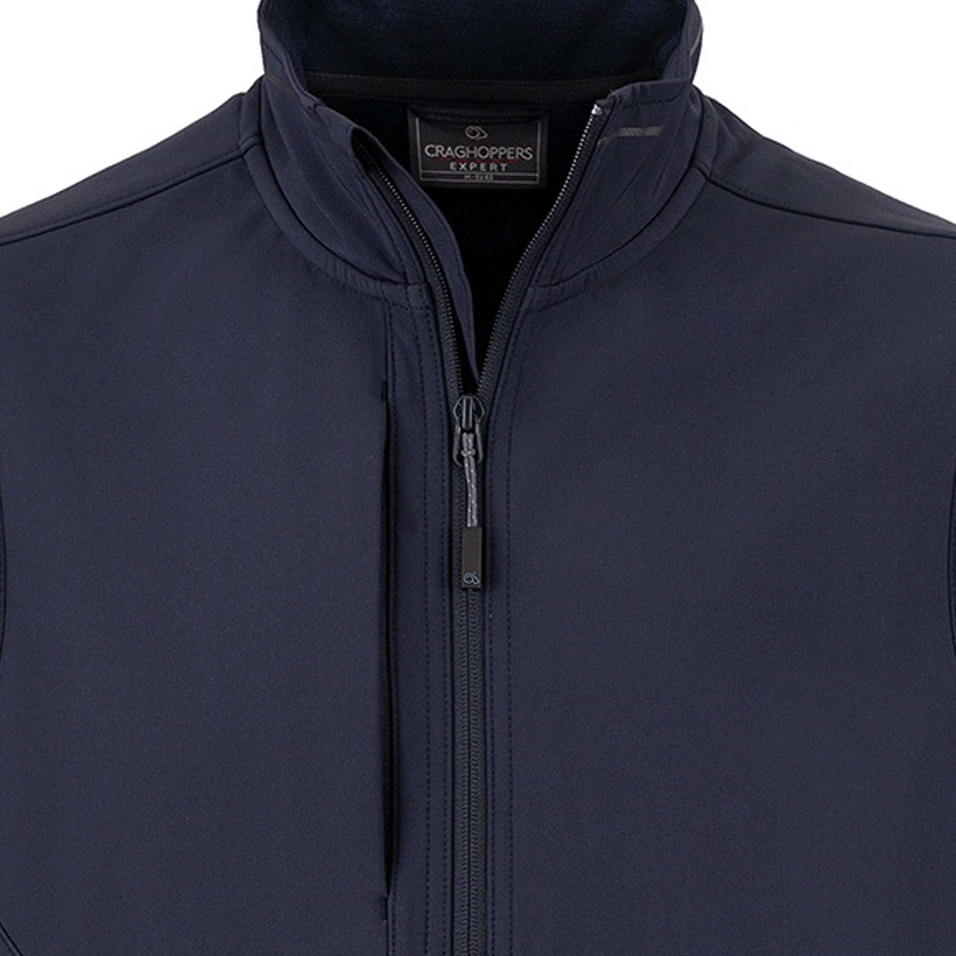 Dark Navy - Side - Craghoppers Mens Expert Basecamp Softshell Vest