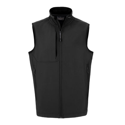 Black - Front - Craghoppers Mens Expert Basecamp Softshell Vest