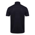 Oxford Navy - Back - Henbury Mens Stretch Polo Shirt