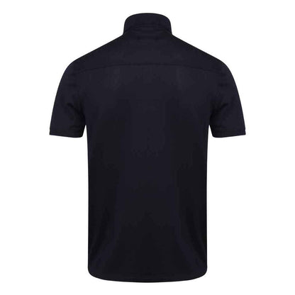 Oxford Navy - Back - Henbury Mens Stretch Polo Shirt