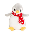 Grey - Front - Mumbles Childrens-Kids Printme Mini Penguin Plush Toy